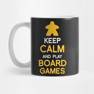 Keep Calm and Play Board Games Mug